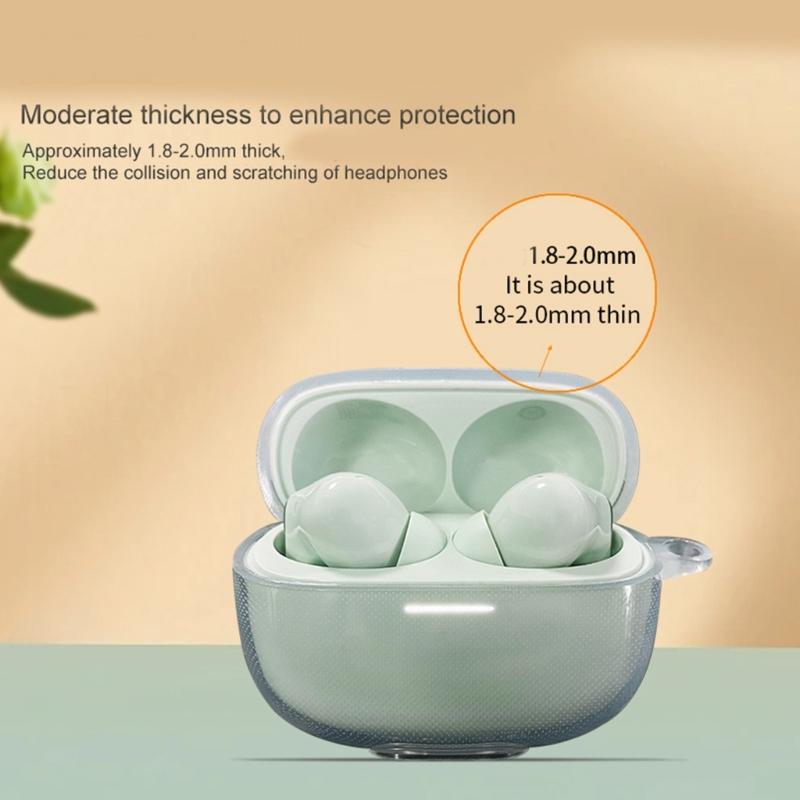 Headphone Cover Shockproof Case Skin Antiscratch Guard Washable Soft Housing Shell Damage Prevention Suitable for Buds 6