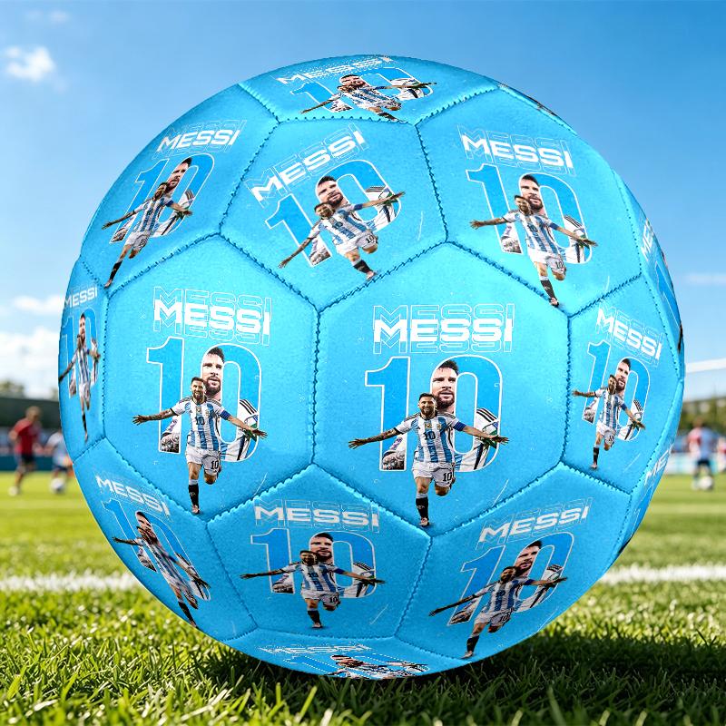1pc FIFA World Cup Theme Size 5 Soccer Ball, Standard Sport Football Firm Stitching for Training And Match, Gentle On the Feet