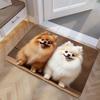 1Pcs Anti Fatigue Kitchen Rugs Cute Dog Print Waterproof Non-Slip Thick Cushioned Kitchen Mat Heavy Duty Comfort Standing Mat for Kitchen Bathroom