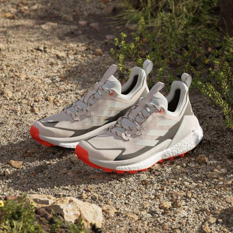 Adidas Terrex Free Hiker 2.0 Low Wonder Beige Core Black Semi Impact Orange Women's Sneakers IE5121