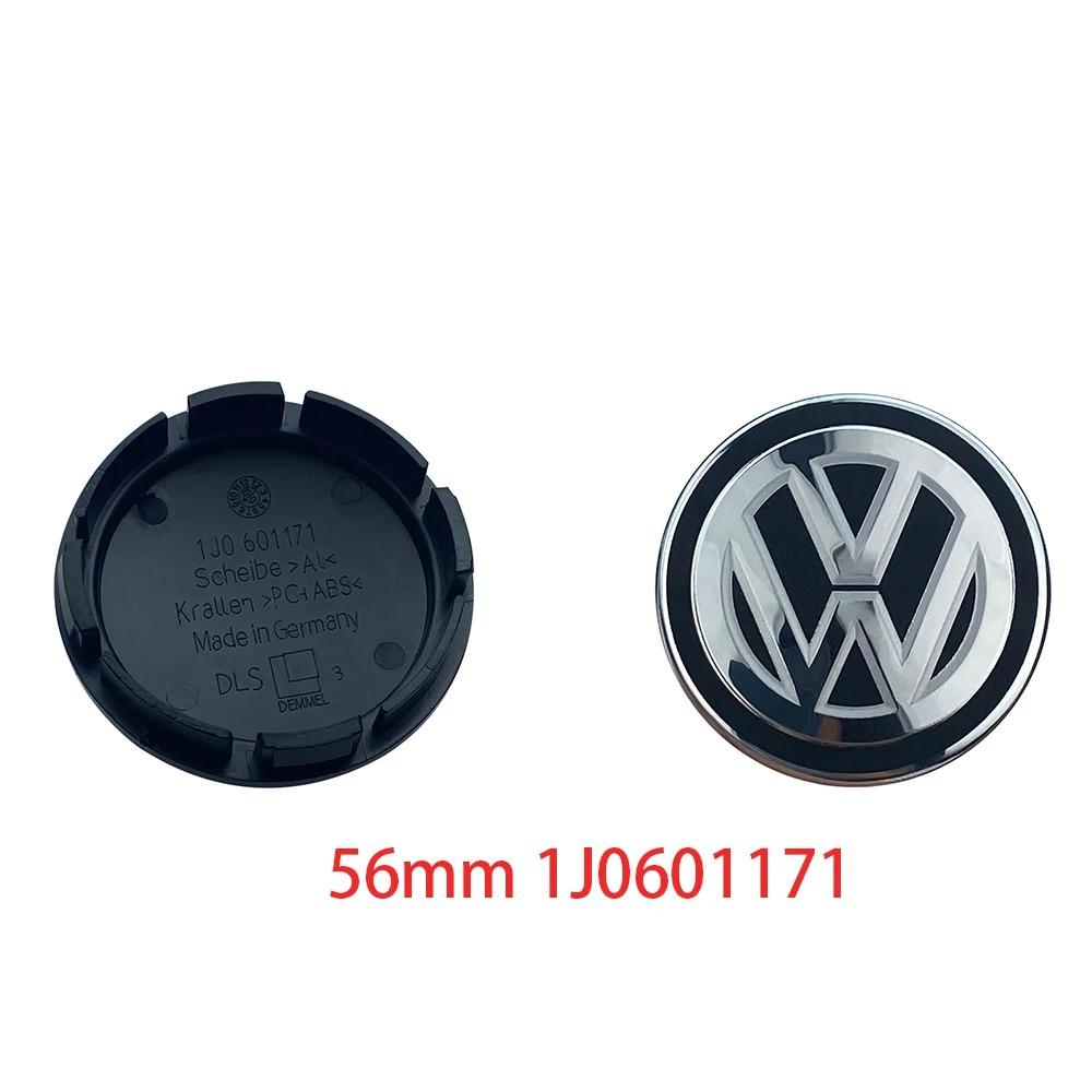 For Volkswagen VW 4pcs 55mm 56mm 65mm 70mm Car Styling Wheel Center Cap Hub Covers Badge Accessories For VW Volkswagen 3B7601171 1J0601171
