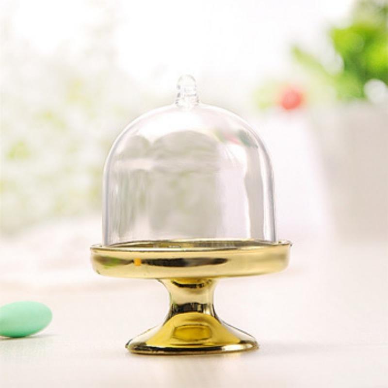 12 buc. Mini suport pentru tort Cutie cu bomboane cutie din plastic pentru petrecere europeană, tavă pentru prăjituri, cutie cu bomboane pentru nuntă