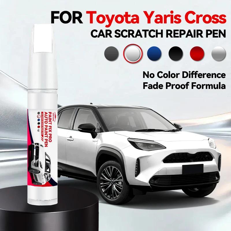 Exklusiver Zweck für Toyota Yaris Cross 1990-2026 Lackreparaturstift Ausbesserungsstift Kratzerentferner DIY Autozubehör Schwarz Weiß