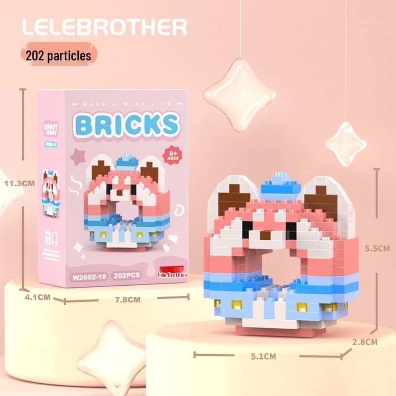 Compatible Lego Micro Building Block Cartoon Figurines - Children's Educational Desktop Toys