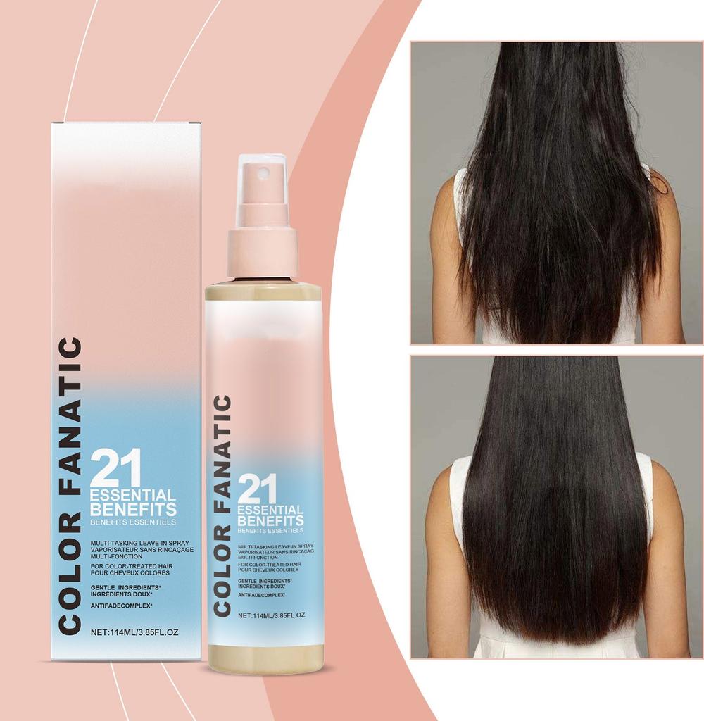 Perm And Hair Care Spray, Soft Hair Care Oil, Improve Hair Quality, Heat Insulation, Moisturizing, Anti-frizzy And Dry Nutrition Water 114ml