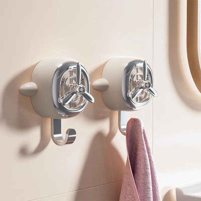 

Rotatable Self-Adhesive Multifunctional Airplane Hook for Storage