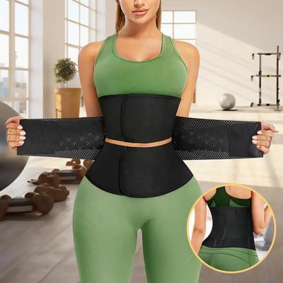 Workout Taillenformer für Frauen Schlankmachender Bauchwickel Taillenschnürer Taillenwickel Rückenstützgürtel Body Shaper Bauchkontrolle Ab