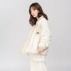 New Balance Velvet Jackets Women's Beige Stand Collar Moderate AWJ13326-MSU