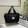 Canvas backpack, college style drawbar bag, travel bag, large capacity business travel luggage bag, foldable