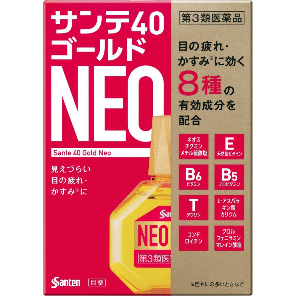 

Santen Pharmaceutical Sante 40 Gold Neo 12ml Blurred Vision Eye Drops Indications: Eye fatigue, blurred vision (e.g., when there is excessive eye disc 1