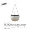 Flower Hanger Hanging Basket Imitation Honeycomb Self Water Absorption Plant Pot Waterproof Outdoor Resin for Garden