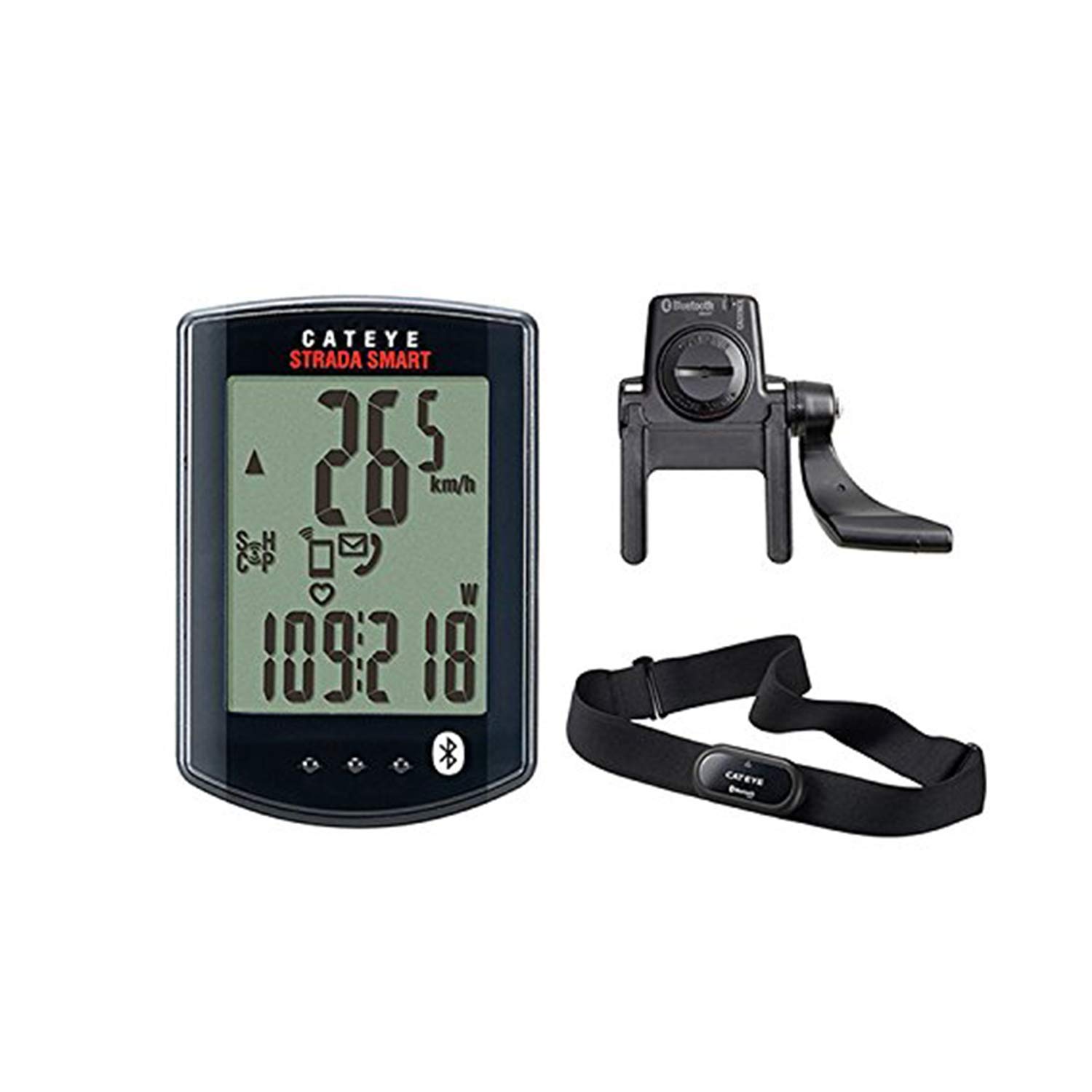

CAT EYE Cycle Computer Strada Smart Triple Wireless Kit Speedometer Bicycle Black 47 x 32 x CC-RD500B 13.2mm чорний