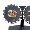 [Pre-owned] CHANEL Vintage Coco Mark Earrings/j2-2