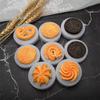 Stampo in Silicone per Biscotti Fai da Te Stampo Circolare per Ciambelle Stampo in Resina Strumenti per Decorare Biscotti al Cioccolato Stampini per Pasticceria Candele Decorazione Torta