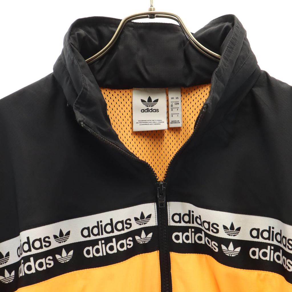 adidas Originals Trefoil logo Half zip Windbreaker M Mesh lining pullover Men's Used