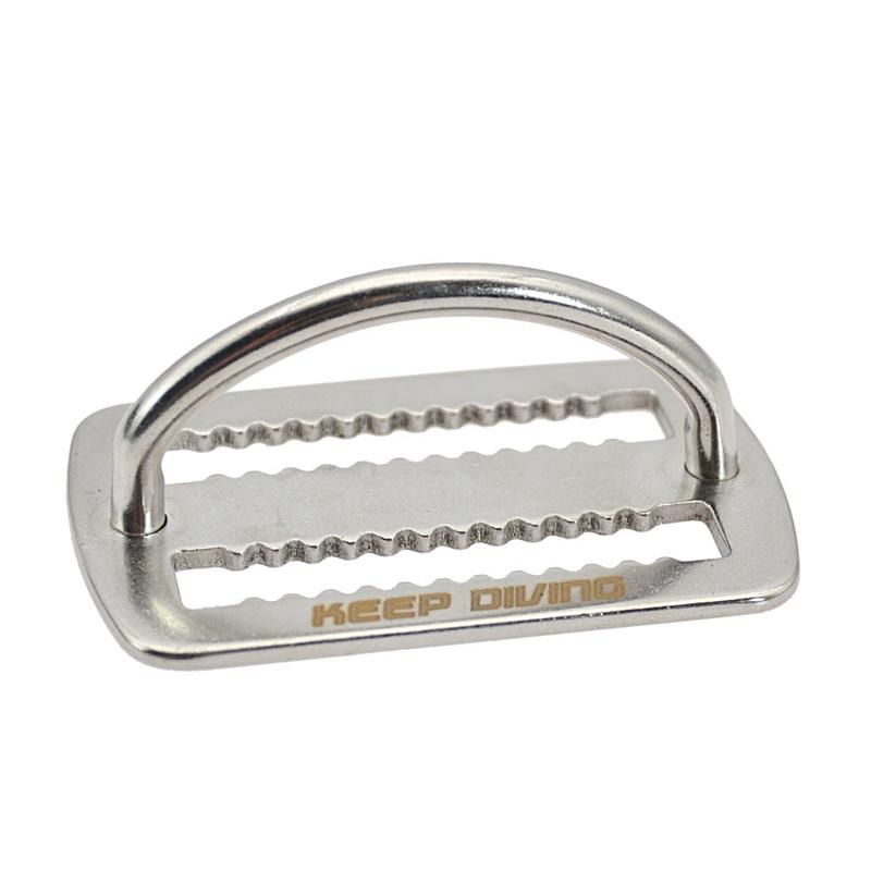 Longchan 316 Stainless Steel Right-Angle D-Ring Belt Buckle