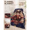 Harry Potter'S Magical World Pattern Theme Flannel Blanket Allseason Fleece Blanket For Bedroom Sofa Bed Home Decor Christmas Gift