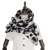 Thick Cashmere Scarf For Women Leopard Print Tippet Pashmina Shawl And Wrap Design Luxury Brand Blanket Stole Bufanda Echarpe