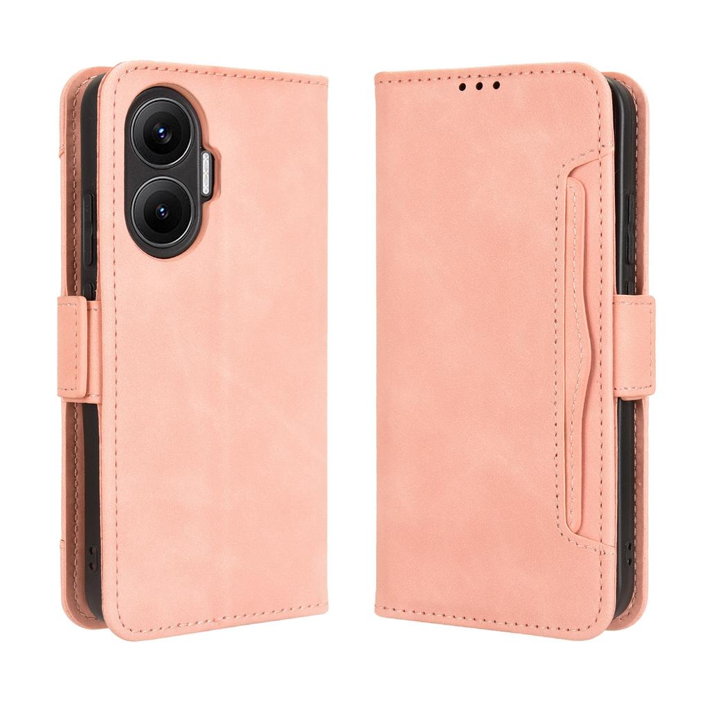 For Xiaomi Redmi Turbo 4 Pro 5G/Poco F7 5G Leather Case Phone Wallet Cover with Multiple Card Slots