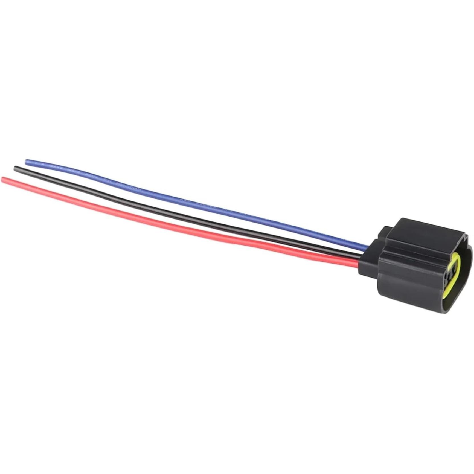 Accessories Fit For 2 Packs H13 9008 Connector 3 pin H13 Headlight Plug Pigtail Connector