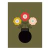 Lyndy Hants Little Black Vase Canvas Print