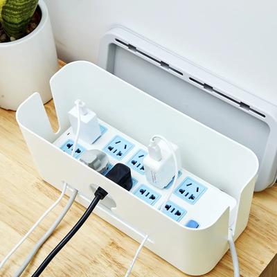 USB-Kabeladapter-Schutzbehälter, Organizer, großer Halter, Aufbewahrungsbox für Steckdosenleisten, Kabelmanagement-Hülle für elektronische Steckdosen, Ladegerät