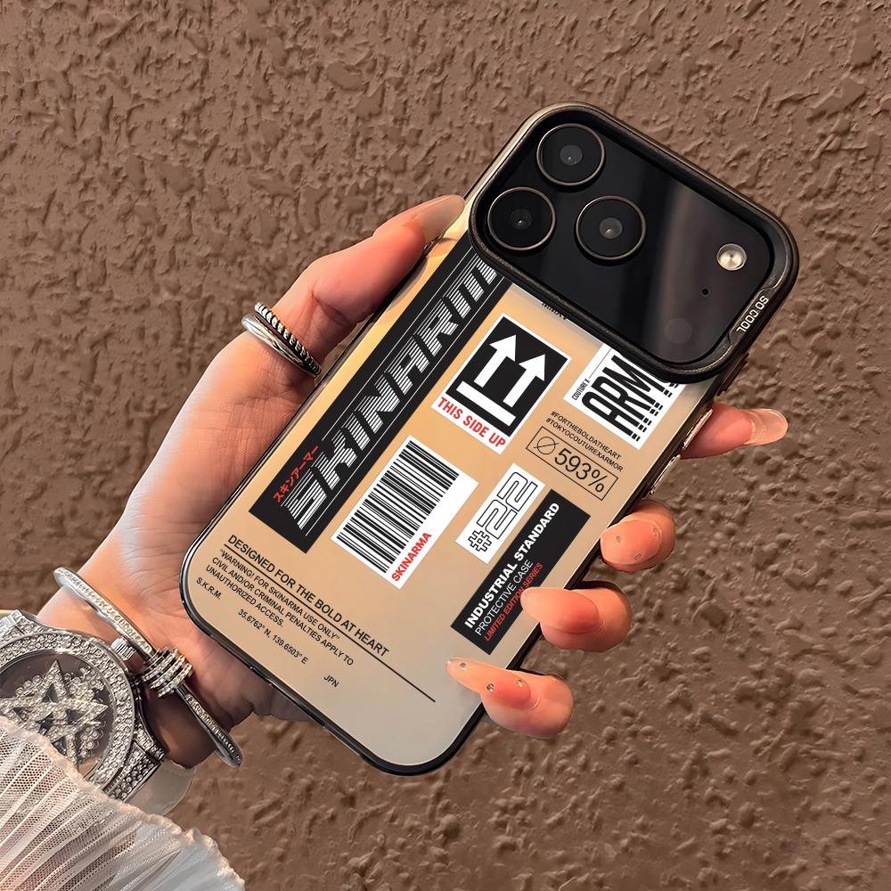 Fashion Street S-Skinarma Phone Case For iPhone 17 16 15 14 13 12 11 Pro Max Air Matte Laser Aurora Shockproof Funda
