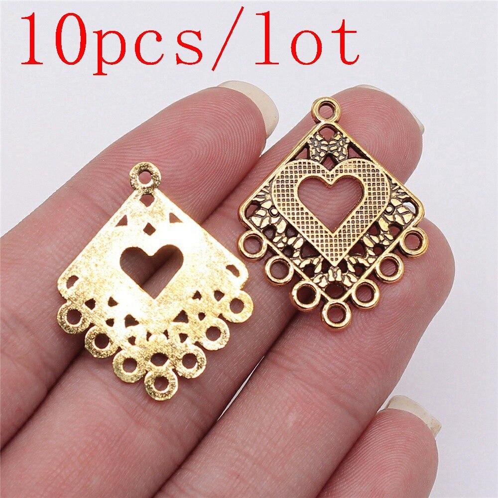 Round Perforated Earring Connectors Components Jewellery Making Supplies Art Crafts Diy Make Accessories