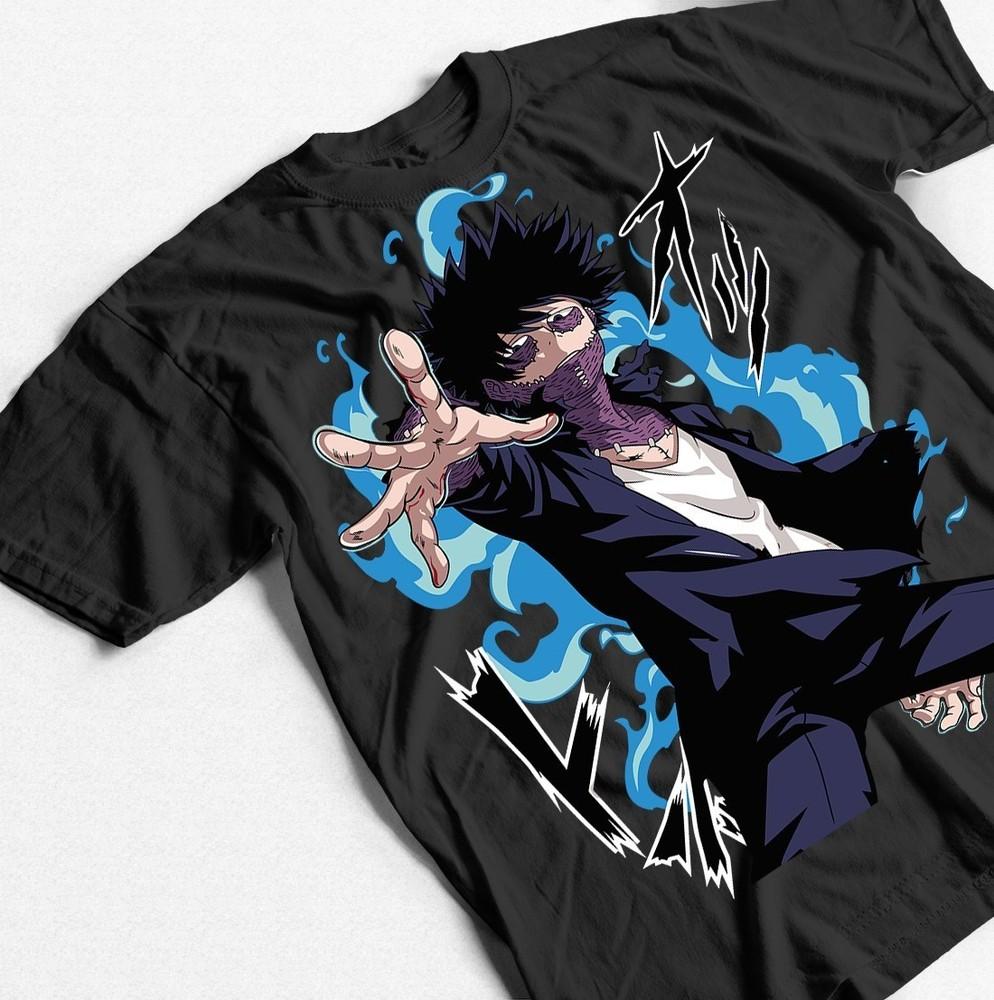 

Dabi T-shirt My hero Academia Mha Toya Todoroki Anime Gift Black Shirt L