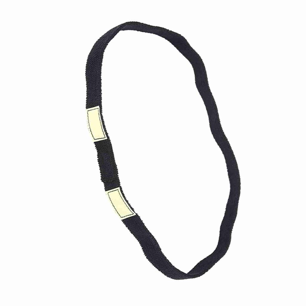 Reflective Camo Strap Helmets Band for M1 M88 MICH Military Helmet (Black)