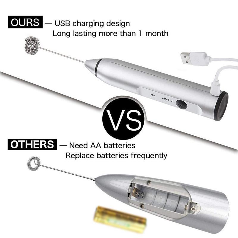 Mini Electric Eggbeater Hand Coffee Mixer Food Sauce Handheld Mixer Milk Frother