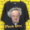 Vintage 1996 Father Ted T-Shirt Feck Off Jack Hackett Britische TV-Sitcom Komödienfilm Hat Trick Merch T-Shirt Größe Kurz XL
