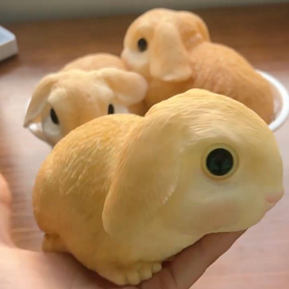

Cartoon Big Rabbit Squeeze Toy Slow Rebound Rabbit Fidget Toy Office білий