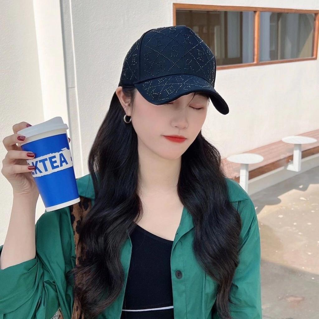 Diamond-encrusted Letter Cap Children's Spring and Autumn Summer Fashion Versatile Temperament Baseball Cap