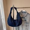 Denim Bag Large Capacity Crossbody Bag Women Tote Bag Commuter Shoulder Bag
