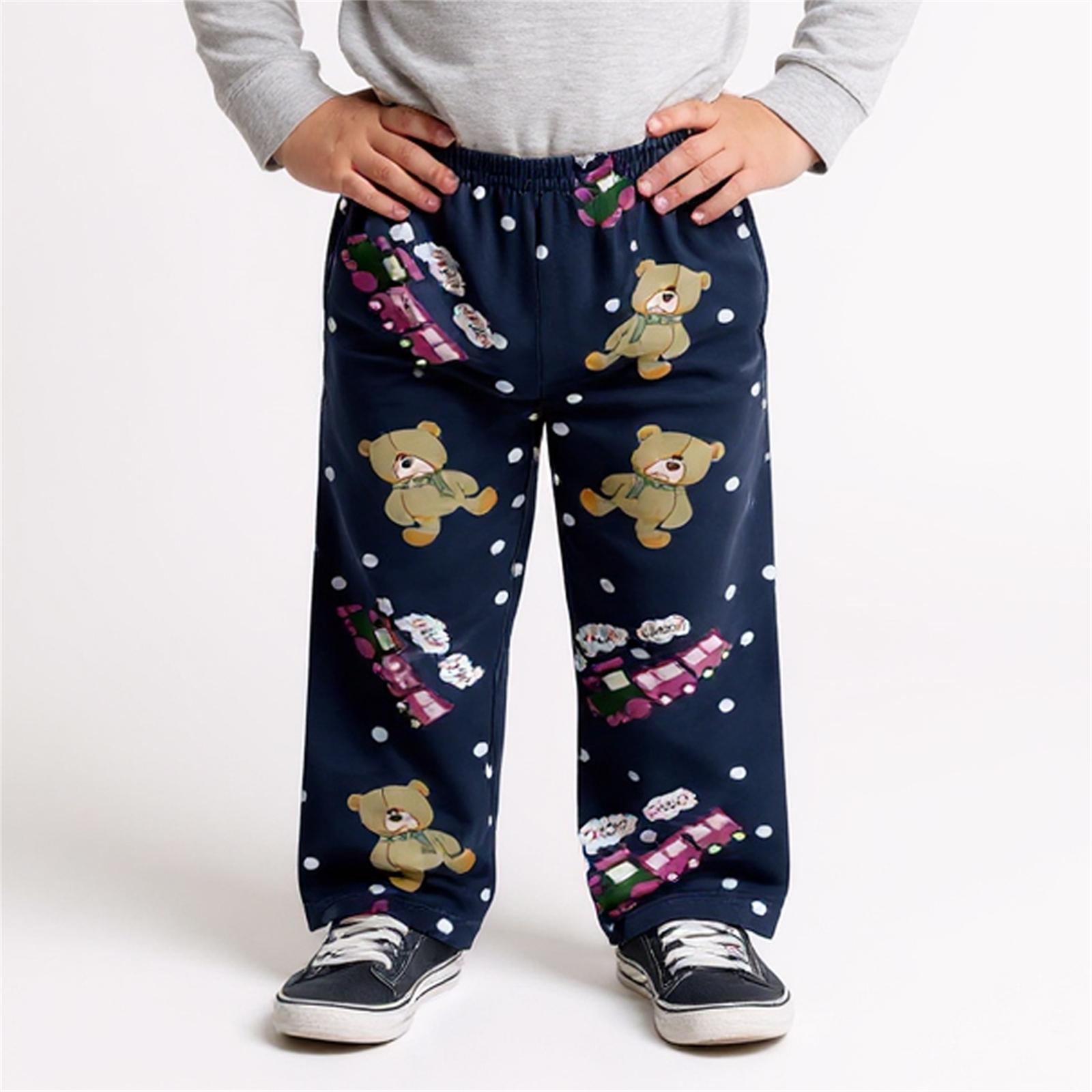 

Пижамные штаны в стиле аниме, повседневные брюки с эластичной резинкой на талии, удобные прямые свободные брюки для йоги 160 тёмно-синий