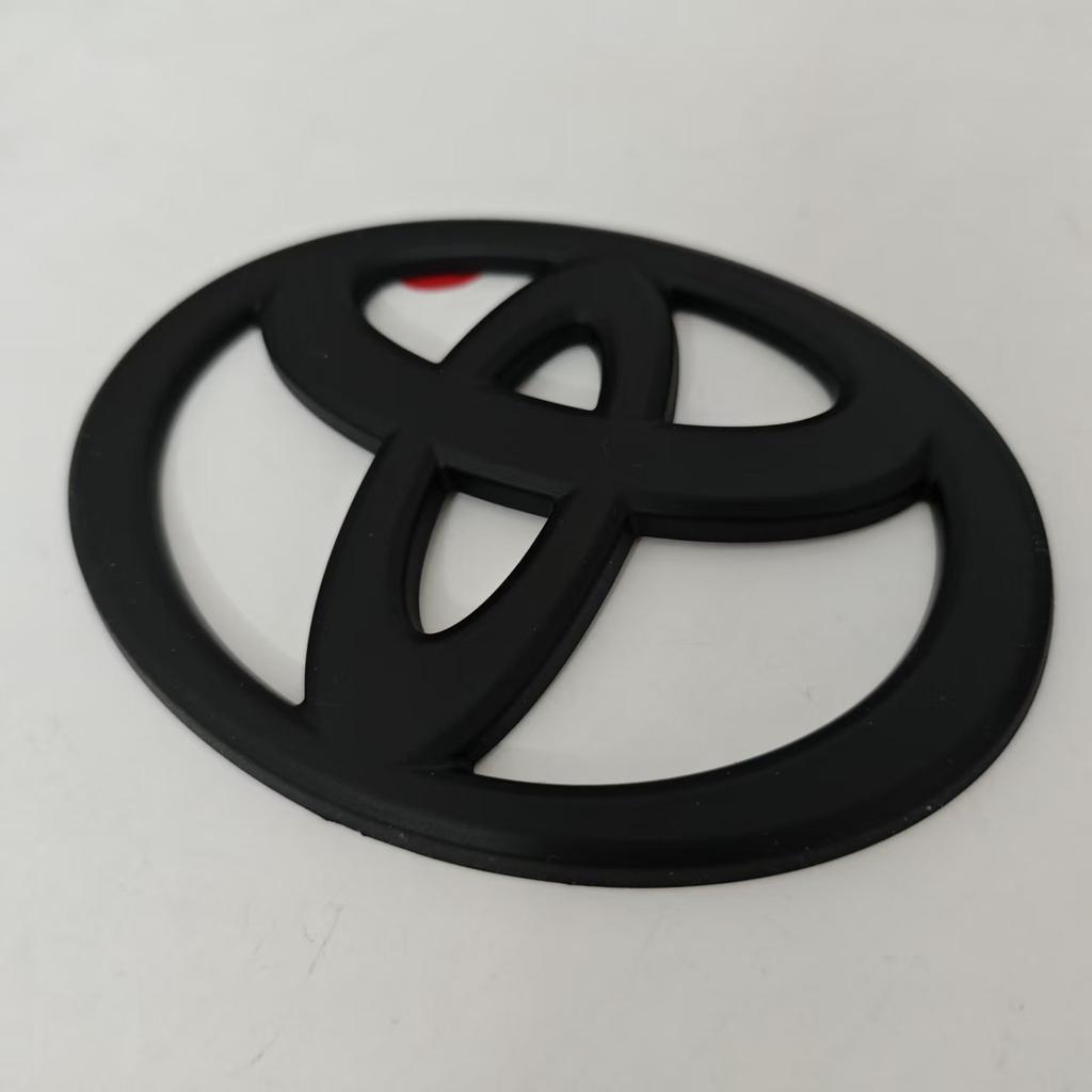 Toyota Car Logo Covers for Front And Rear - Compatible with Camry Corolla 4runner RAV4 Tacoma Highlander - Custom Fit Vehicle Lo