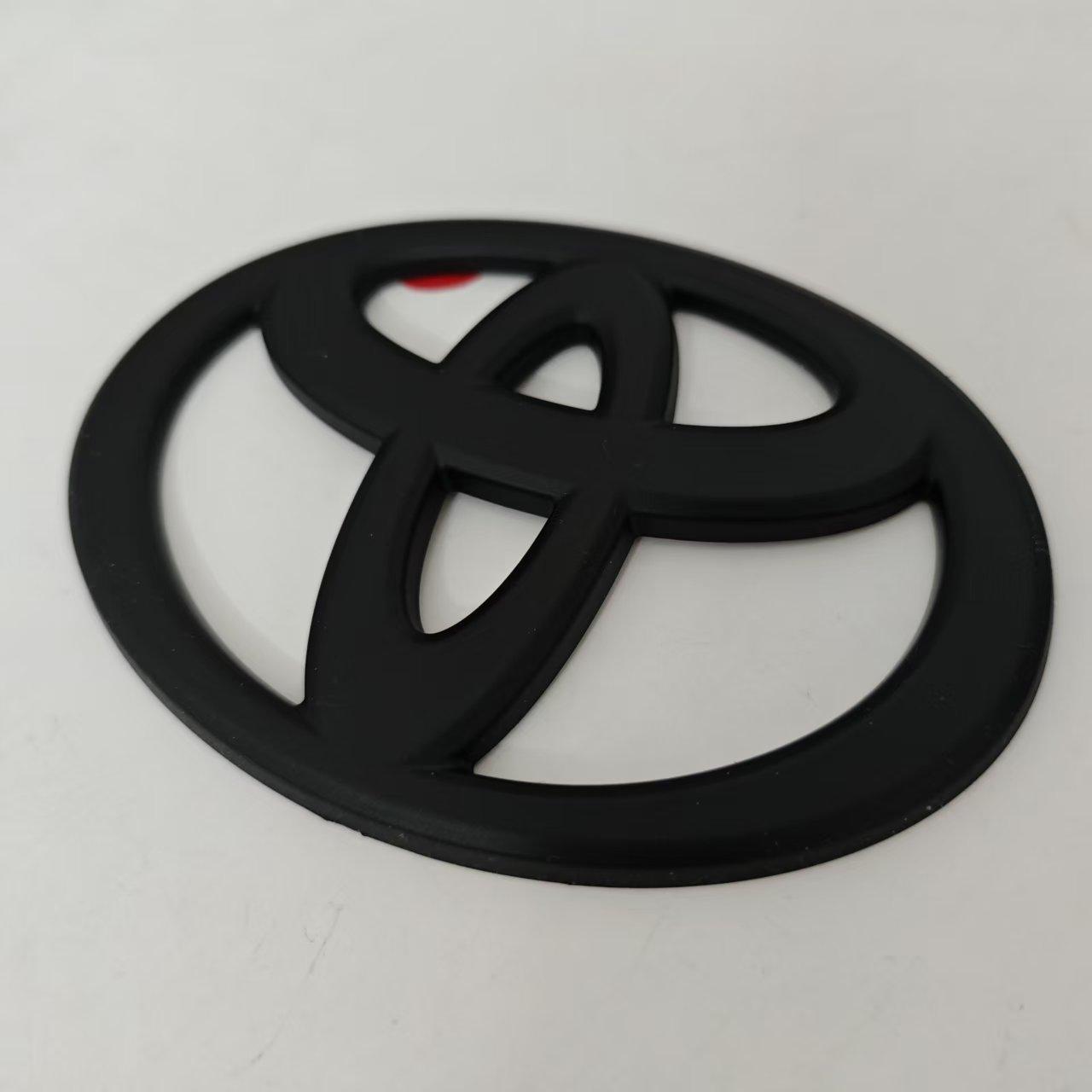 

Toyota Car Logo Covers for Front And Rear - Compatible with Camry Corolla 4runner RAV4 Tacoma Highlander - Custom Fit Vehicle Lo 10cm x 6.9cm