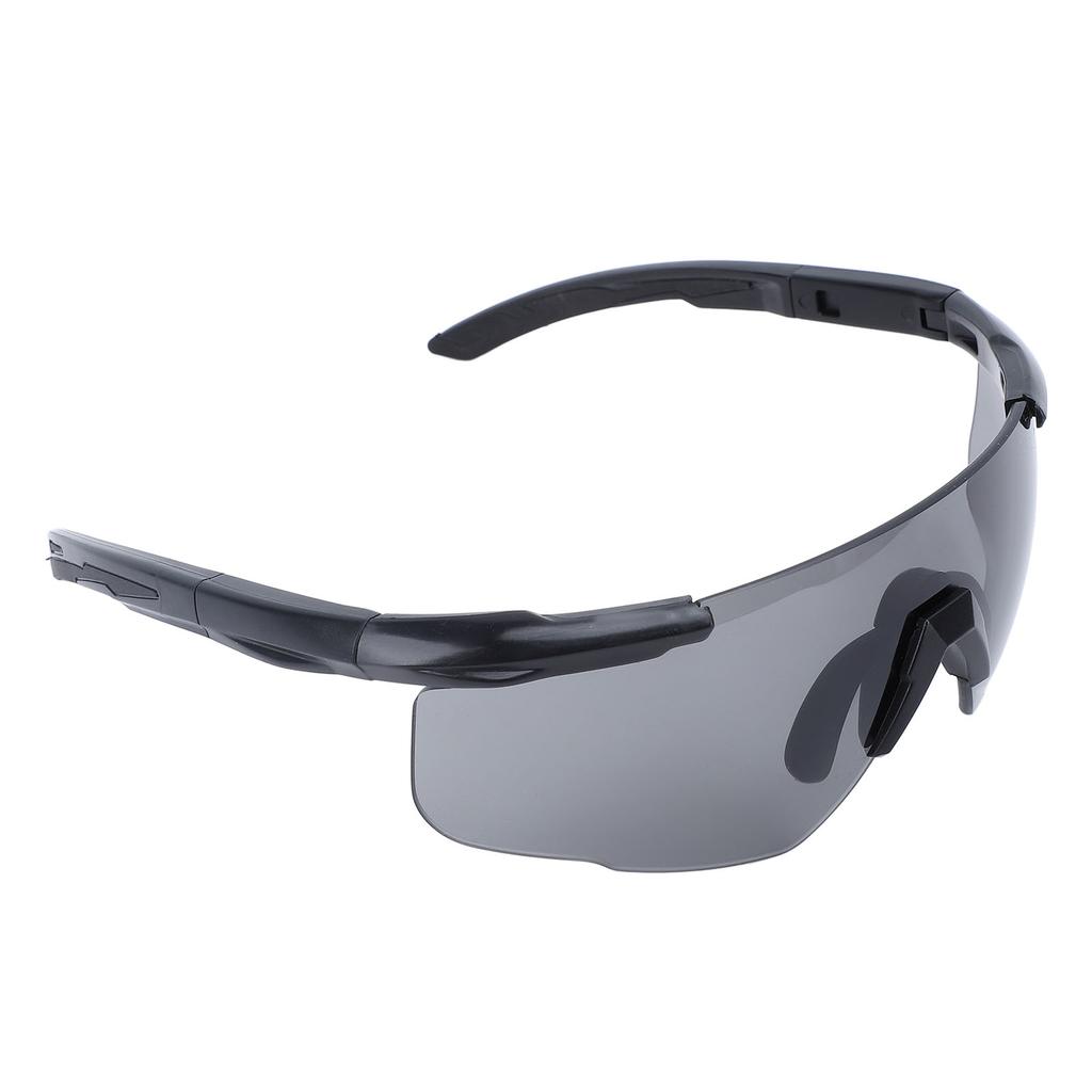 Sportsonnenbrille Winddicht Hochtemperaturbeständig HD-Linse Radfahren Laufen Angeln Brille Schwarz