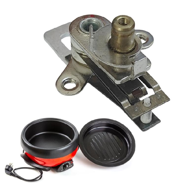 2Pcs Metal Contact Switch Electric Hot Pot Switch Replacement Part Temperature Regulator Contact Switch Metal Texture