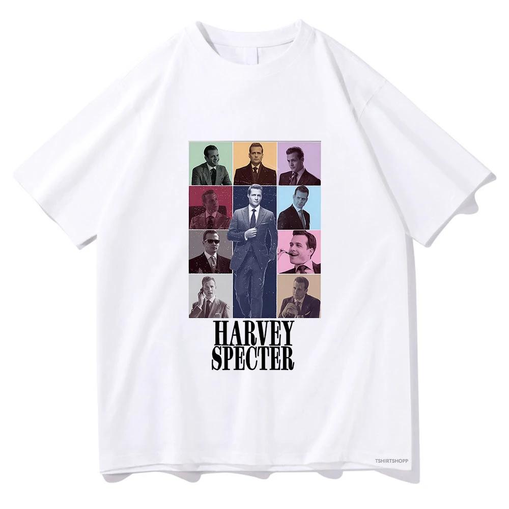 Suits Tv Show T Shirts Harvey Specter Eras Tour Funny Men/women Tshirt Vintage Unisex Clothes Cotton Summer Aesthetic Tops