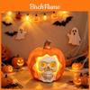 Ghost Reading Book Lamp Resin Decor For Halloween Parties And Gift Giving