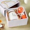 Ceramic 55° Temperature-Control Mug Set with Lid & Gift Box