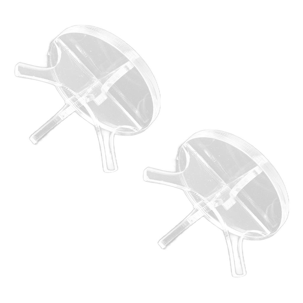 2Pcs Golf Ball Rack High Stability Strong Firmness Simple Baseball Display StandTransparent 2