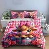 Cute Cow Themed Home Decor Multiple sizes kid's and adults' bedroom Exquisite 3PC bedding set, gift
