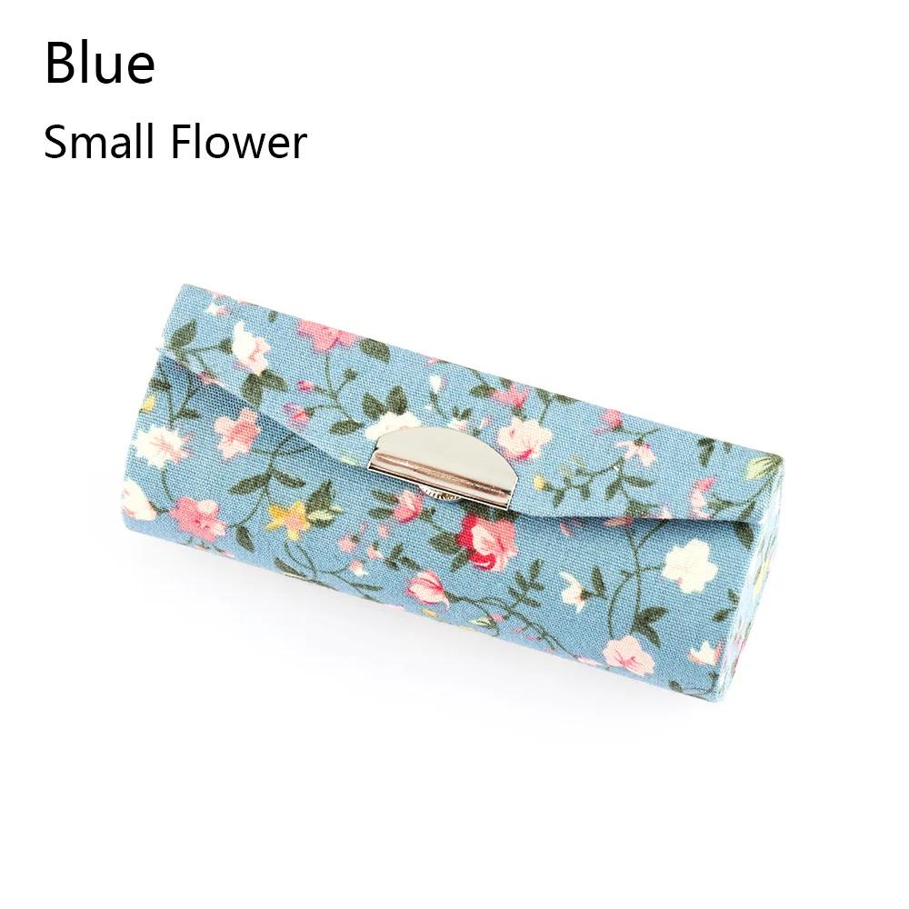 Draagbare Lippenstift Case Retro Geborduurde Bloem Designs Lipgloss Doosje Met Spiegel Lippenstift Verpakking Doos Vrouwen Sieraden Houder