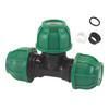3-way Pipe Fittings Hose Connector Rustproof Corrosion Resistant Leakproof Universal Heavy-Duty Garden Hose Connector