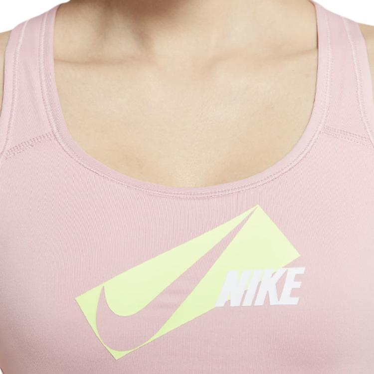 Nike Dri-FIT Impact Podpora pro vysokou intenzitu Rychleschnoucí Sportovní podprsenka Dámské spodní prádlo Růžová CZ4448-630