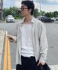 MINDBRIDGE [On] Small Check Pocket Oversized Daily Long Sleeve Shirt - 2 Colors