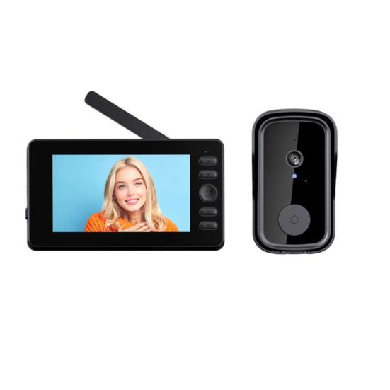 Wireless Smart Doorbell with Camera 1080P Video & Night Vision Doorbell 120 Degrees Wide